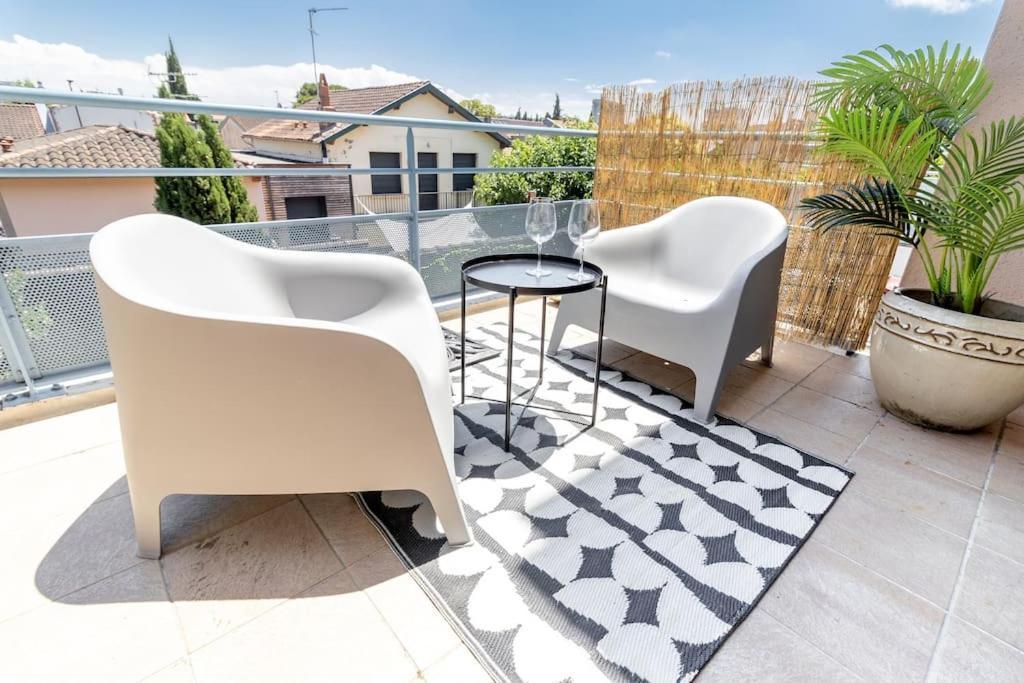 Beautiful Apartment With Terrace + Private Parking トゥールーズ エクステリア 写真